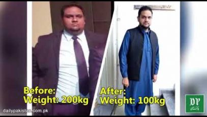 بغیر ورزش کیے 11ماہ میں 100 کلو گرام وزن کم کرنے والے پاکستانی کی حیران کن کہانی